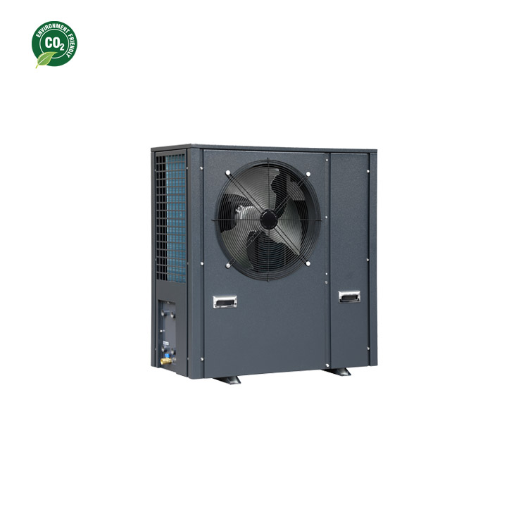 Pompa di calore a CO2 con sorgente aria Full DC Inverter da 8KW per acqua calda e riscaldamento residenziale